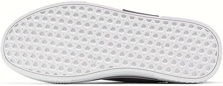 Men's Breathable Canvas Lace-Up Skate Shoes for All Season