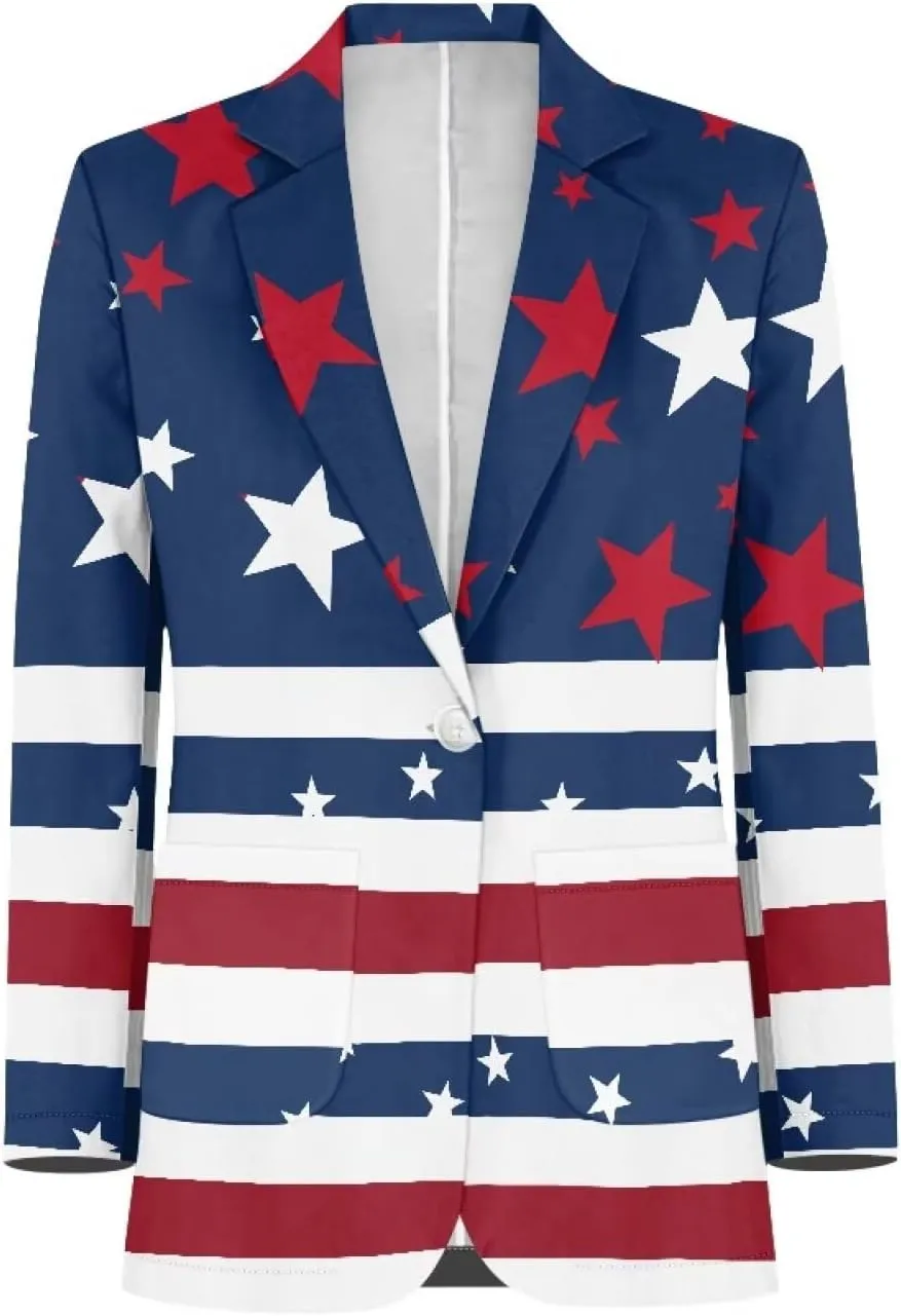 Men's Casual Blazer Business One Button Lapel Men Suit Jacket with Pockets Long Sleeve Sport Coat Regular Fit