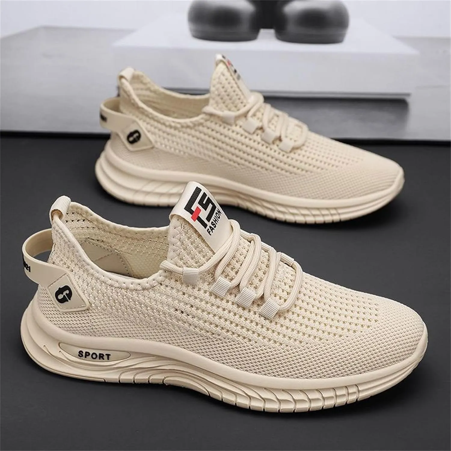 Men's Casual Dress Sneakers Oxfords Business Mesh Mens Tennis Shoes Fashion Shoes Dressy Casual Casual Sneakers Brown Tennis Shoe Loafers Shoe