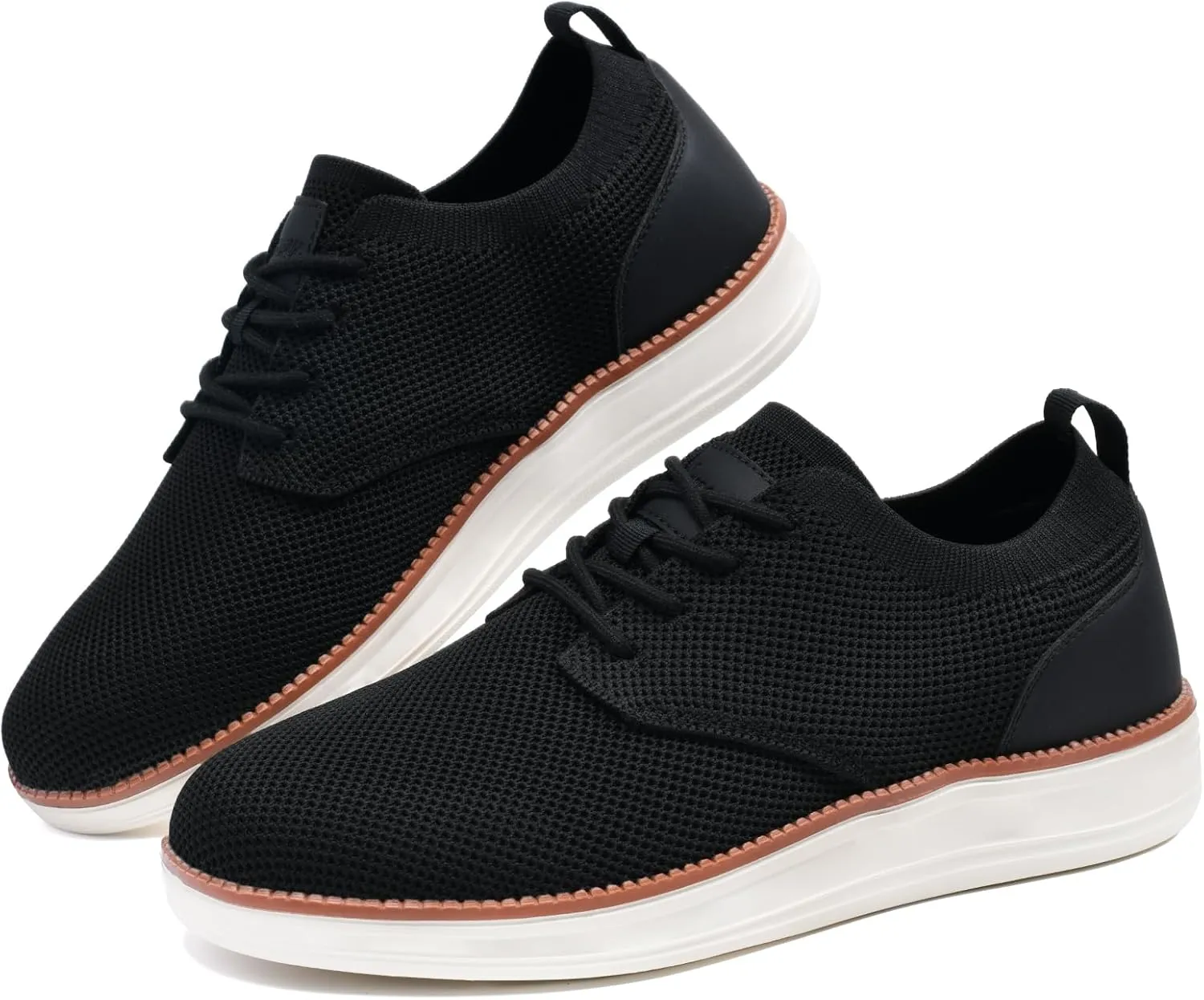 Men's Casual Shoes Knitted Breeze Mesh Oxfords Sneakers