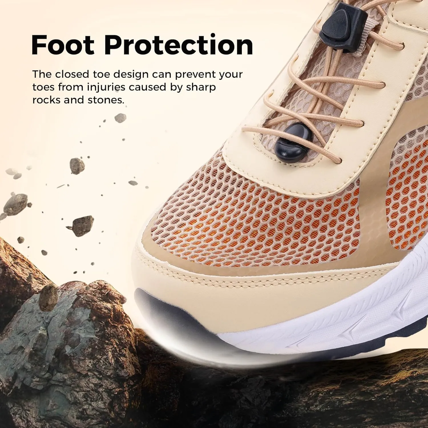 Mens Closed Toe Wide Width Hiking Sandals Summer Walking Water Shoes Comfortable Recovery Fisherman Sport Sandals
