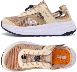 Mens Closed Toe Wide Width Hiking Sandals Summer Walking Water Shoes Comfortable Recovery Fisherman Sport Sandals