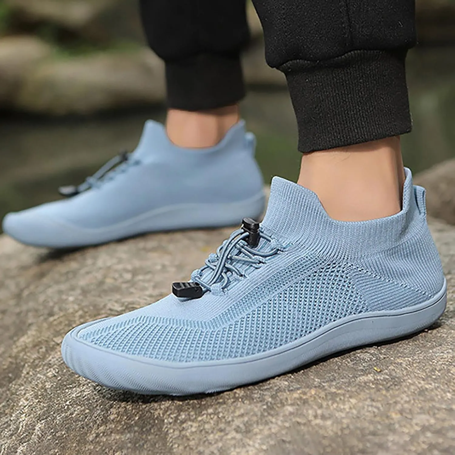 Mens Dress Shoes Casual Oxfords Shoes Knit Lightweight Tennis Shoes Womens Boots Casual Shoes Trendy Women Shoes Sneakers Black Tennis Shoe Trainers Shoe