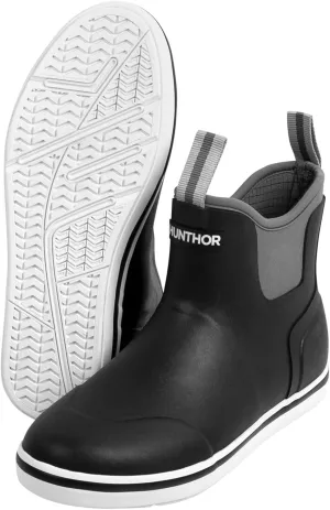 Men’s Fishing Boots, Waterproof Deck Boots Anti-Slip Rubber 3mm Breathable Neoprene Rain boots. Ideal for Fishing and Outdoor Activities