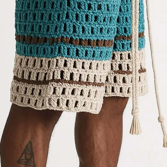 Men's Holiday Braided Beach Shorts MTA1061D7P