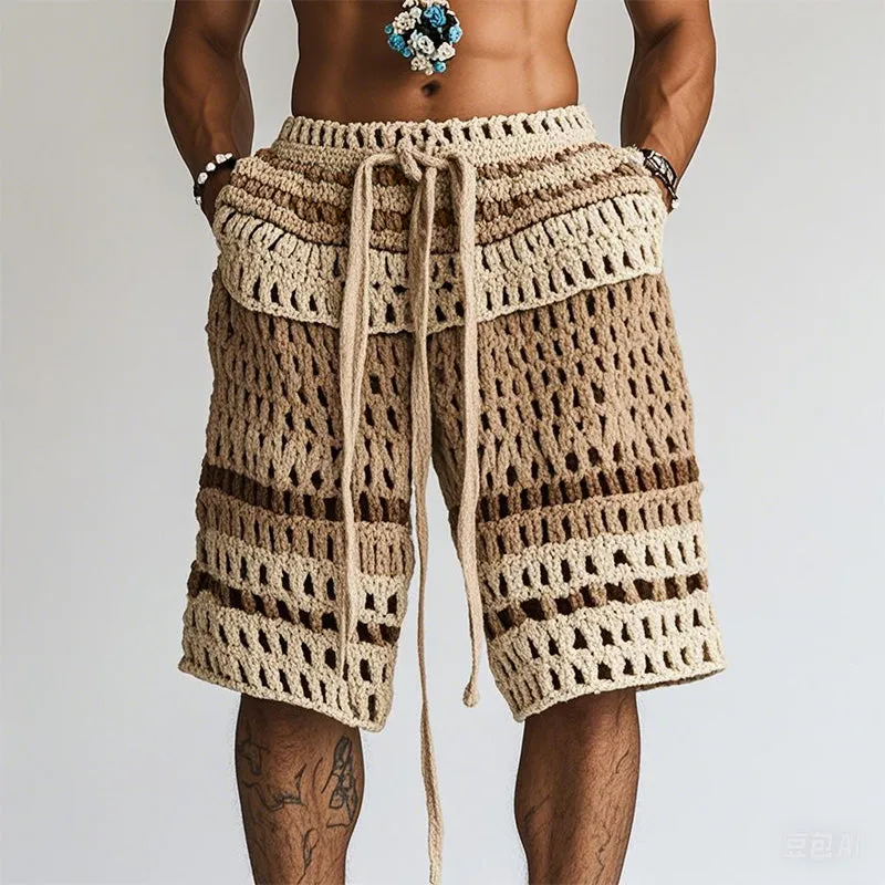 Men's Holiday Braided Beach Shorts MTA2138C6P