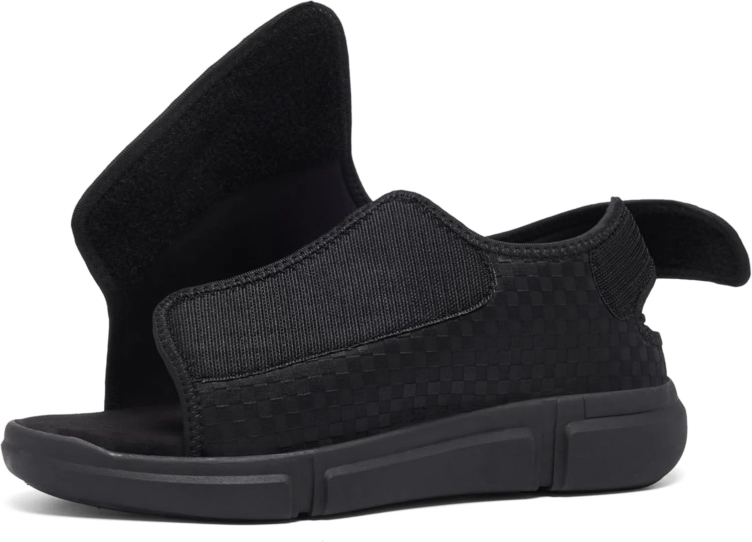 Men's Open toe Diabetic Sandals Wide Width Adjustable Straps Arch Support Lightweight & Breathable Mesh for Comfort and Pain Relief