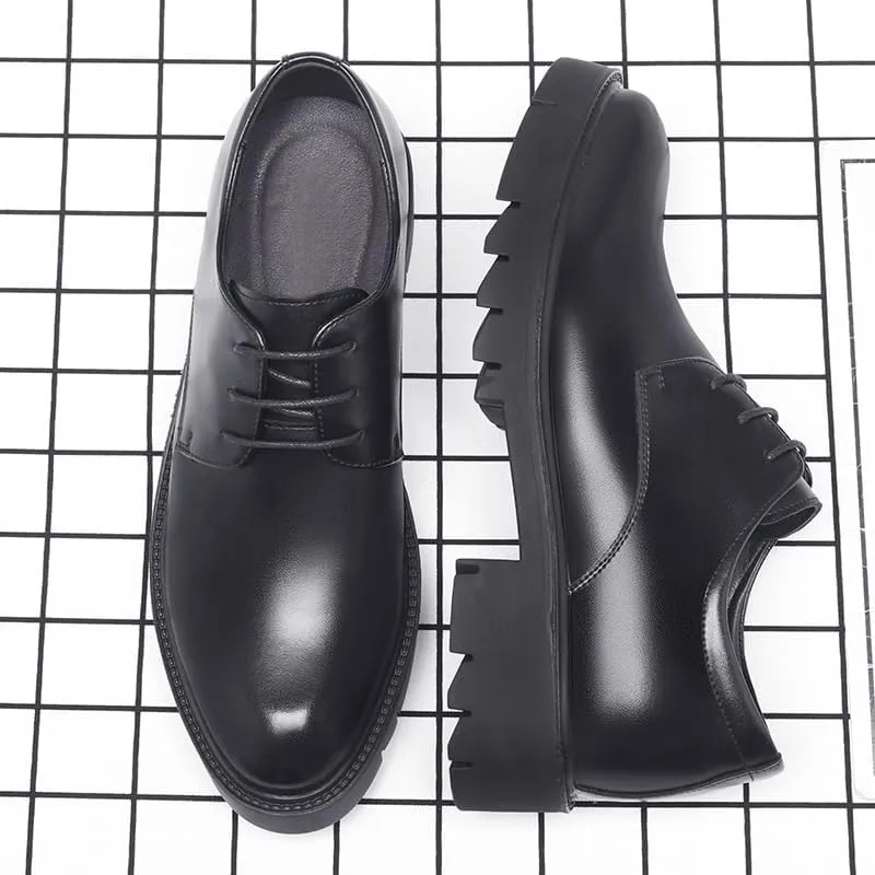Men's Penny Loafers Business Casual Shoes Genuine Leather Slip-On Dress Shoes for Office Fridays & Smart Social Events