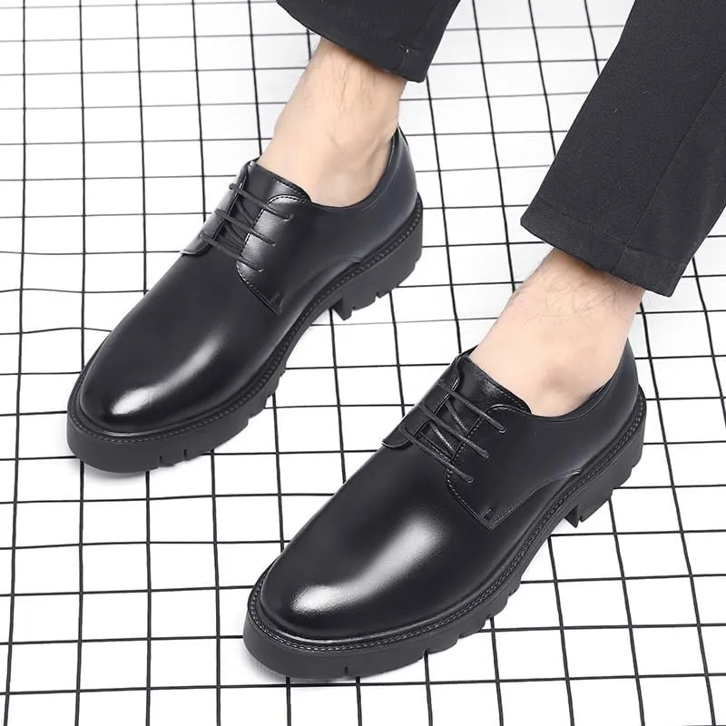 Men's Penny Loafers Business Casual Shoes Genuine Leather Slip-On Dress Shoes for Office Fridays & Smart Social Events