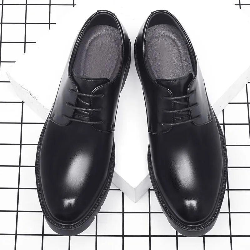 Men's Penny Loafers Business Casual Shoes Genuine Leather Slip-On Dress Shoes for Office Fridays & Smart Social Events