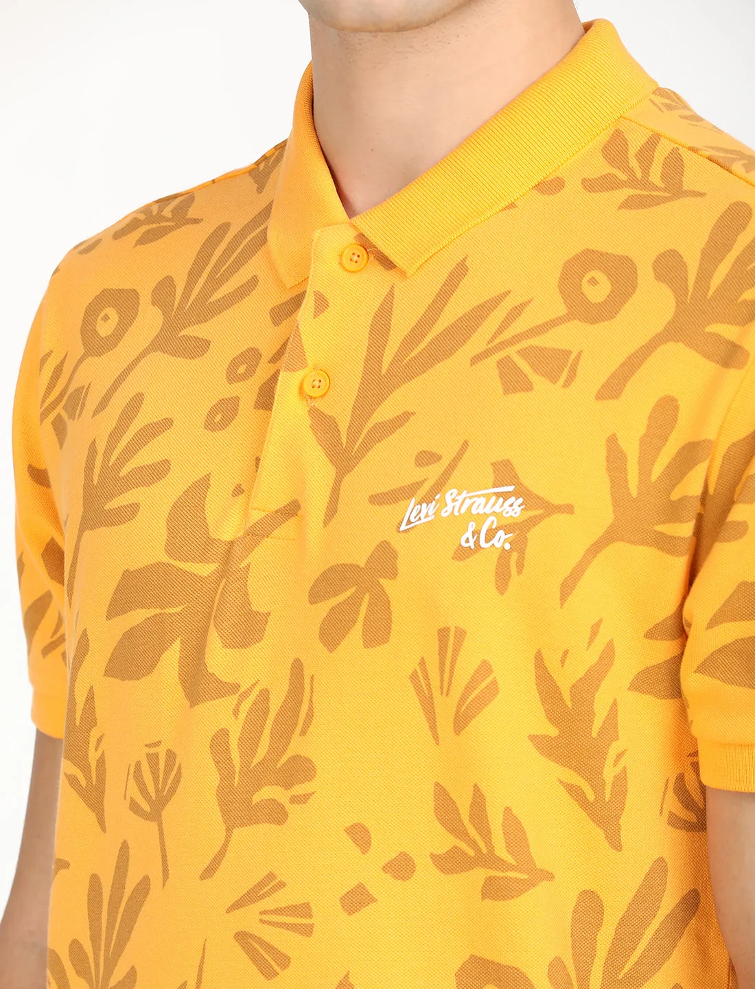 Men's Printed Polo T-Shirt