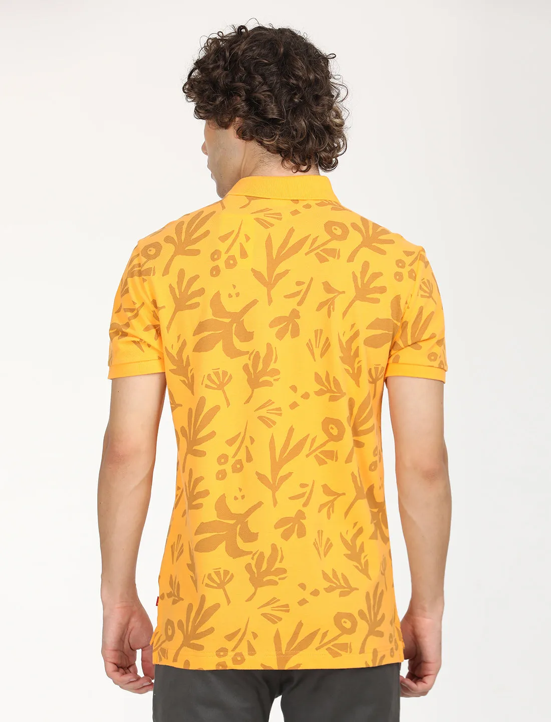 Men's Printed Polo T-Shirt