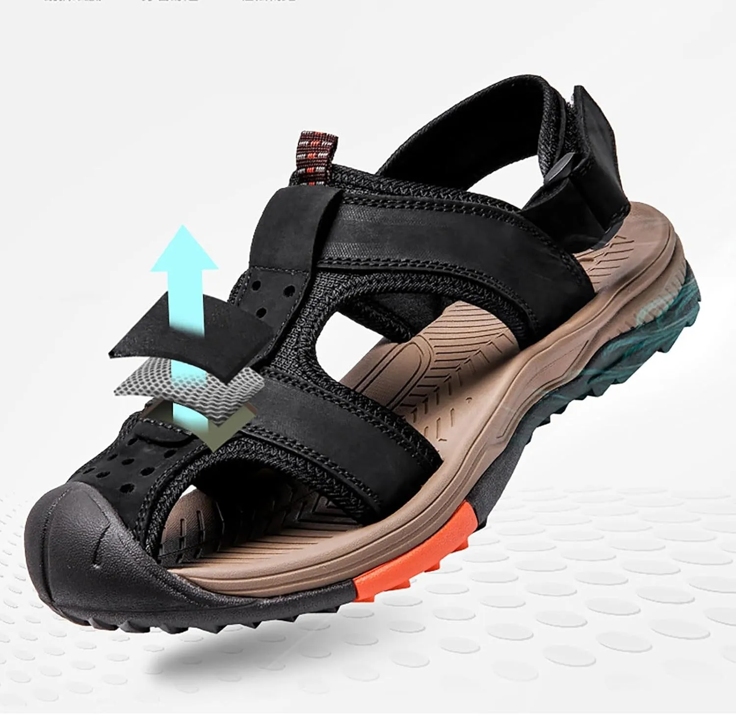 Men's Summer Breathable Thick Sole Comfortable Beach Shoes Sandals Mens Flip Flops Size 13