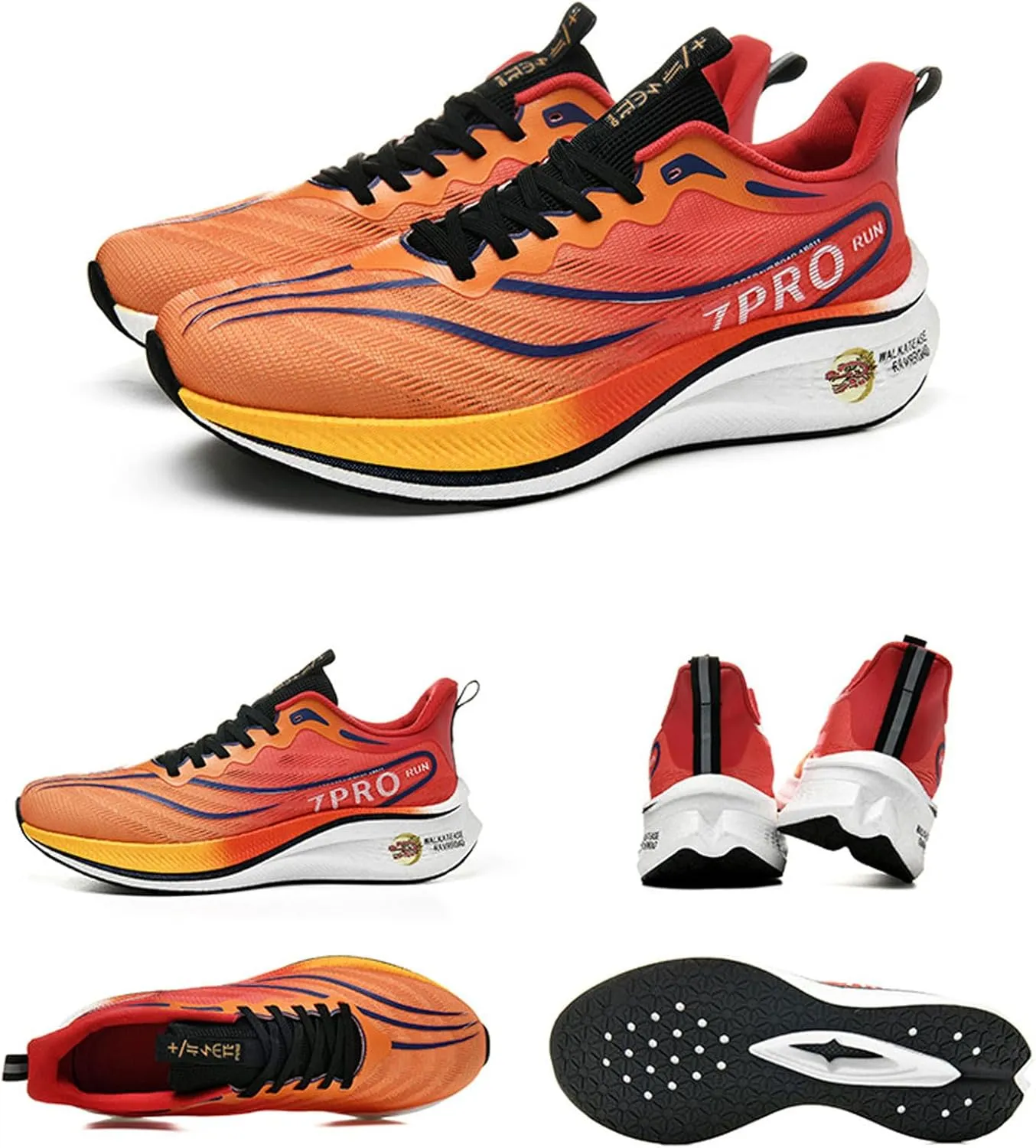 Men's Walking Running Shoes - Lightweight Breathable Sneakers for Men, Non-Slip Gym Workout & Trail Jogging Shoes, Athletic Casual Footwear