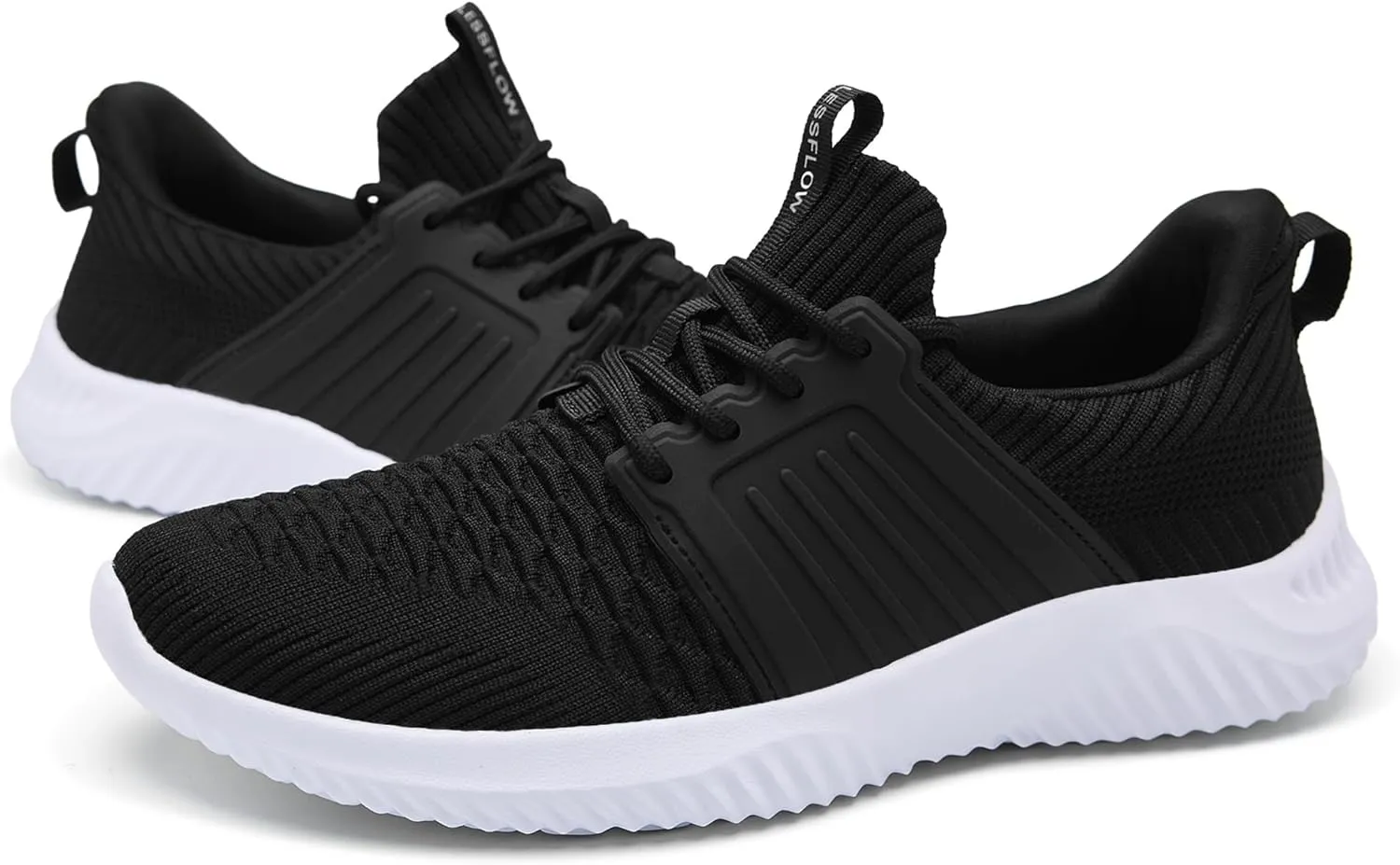 Men's Walking Shoes Slip On Running Shoes Ultra Light Casual Sneakers Mesh Tennis Shoe Hands Free Workout Breathable Comfortable Knit Memory Foam Athletic