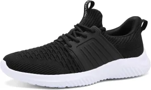 Men's Walking Shoes Slip On Running Shoes Ultra Light Casual Sneakers Mesh Tennis Shoe Hands Free Workout Breathable Comfortable Knit Memory Foam Athletic