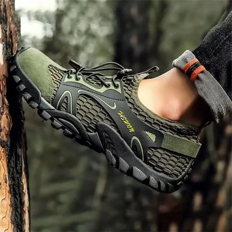 Men's Women's Breathable Mesh Hiking Shoes for Aqua Mountain