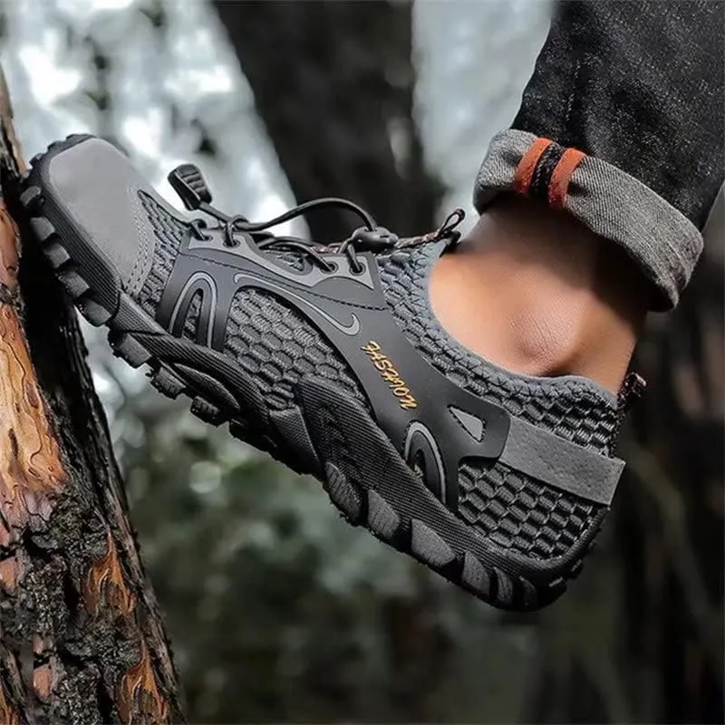 Men's Women's Breathable Mesh Hiking Shoes for Aqua Mountain