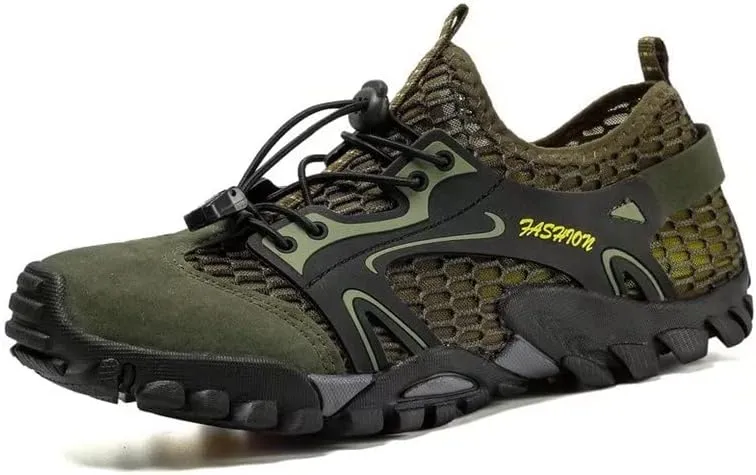Men's Women's Breathable Mesh Hiking Shoes for Aqua Mountain