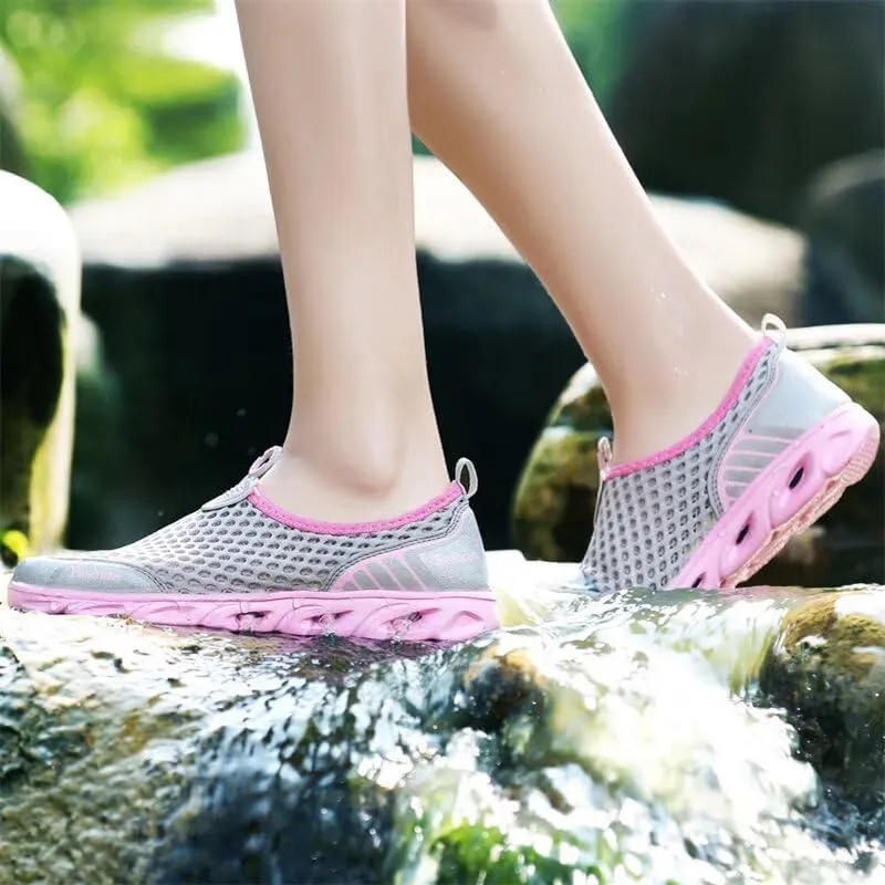 Mens Womens Lightweight Breathable Water Shoes for River Beach