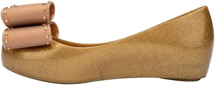mini melissa Ultragirl Classic Bow Ballet Flats for Kids