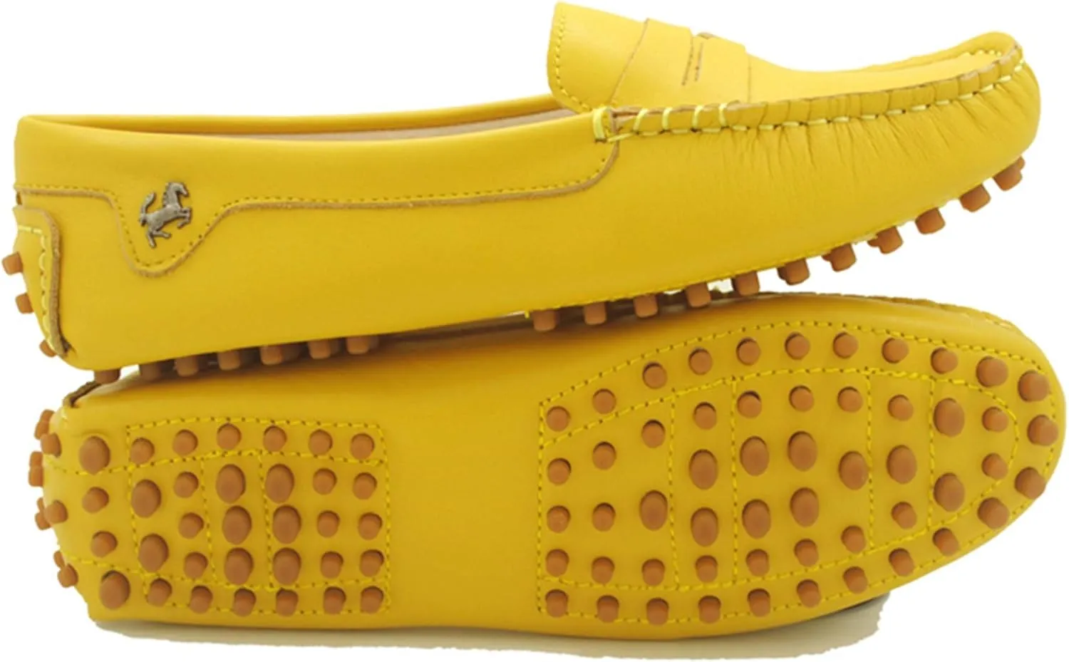 Minishion Womens Penny Loafers Quality Leather Dress Slip-ons Flats YB96018