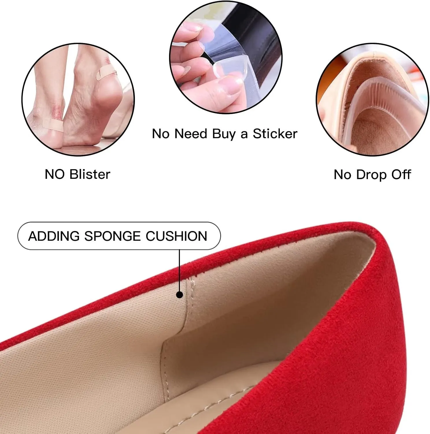 MUSSHOE Flat Shoes Women Comfortable Slip on Women's Flats