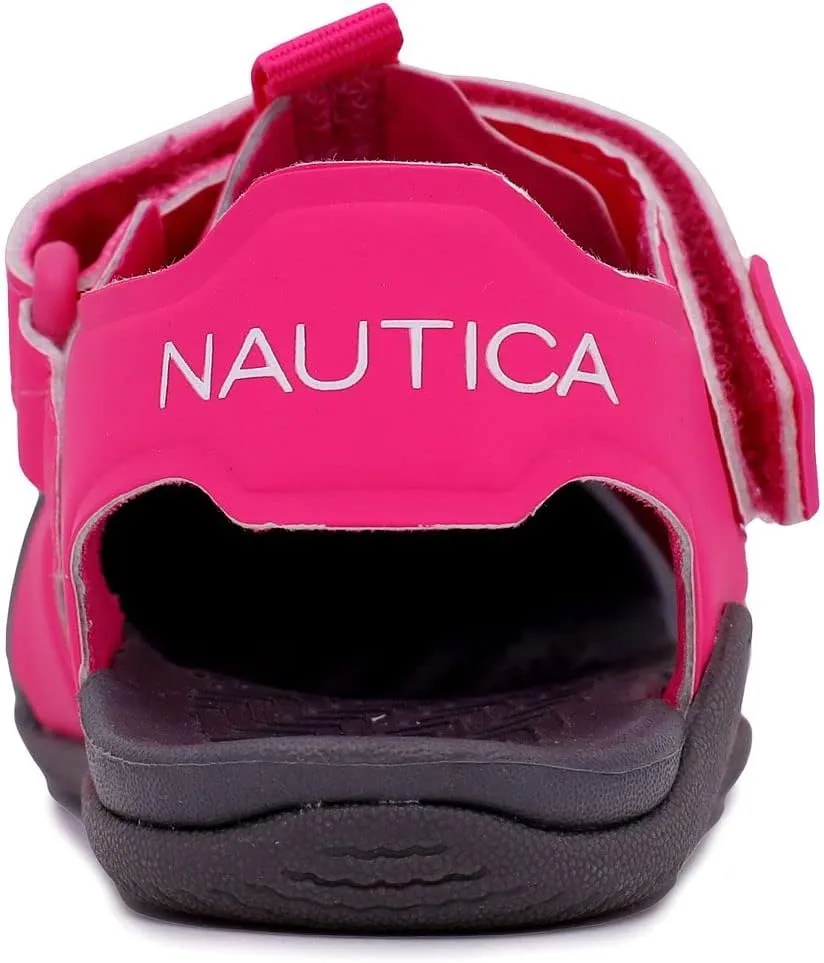 Nautica Kids Sport Sandals Casual Closed-Toe Outdoor Summer Water Shoe Pearl 3|Boy - Girl (Little Kid/Toddler)