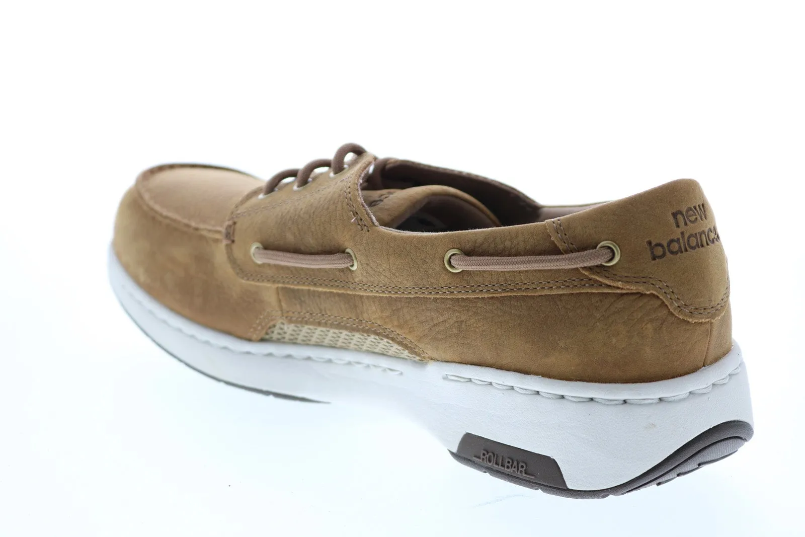 New Balance 1200 MD1200TN Mens Brown Wide Loafers & Slip Ons Boat Shoes