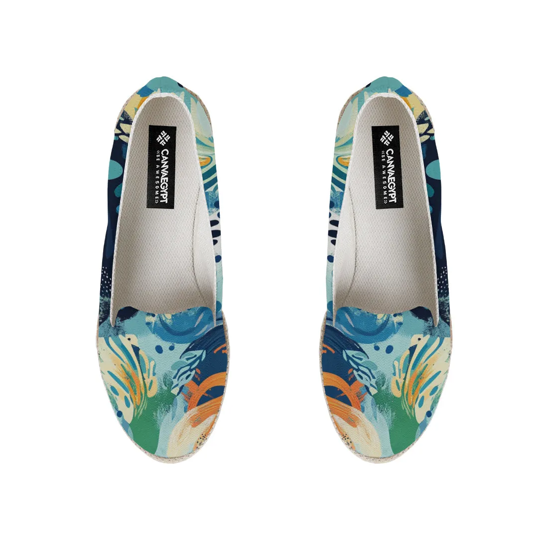 Nook Espadrille – Ocean Swirl Symphony