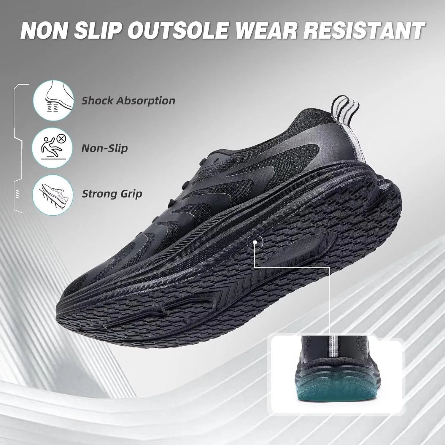 Orthopedic Road Running Shoes for Womens, Comfortable Casual Arch Support Plantar Fasciitis Flat Feet Tennis Walking Shoes, Orthotic Supportive Athletic Sports Sneakers for Foot Heel Pain Relief