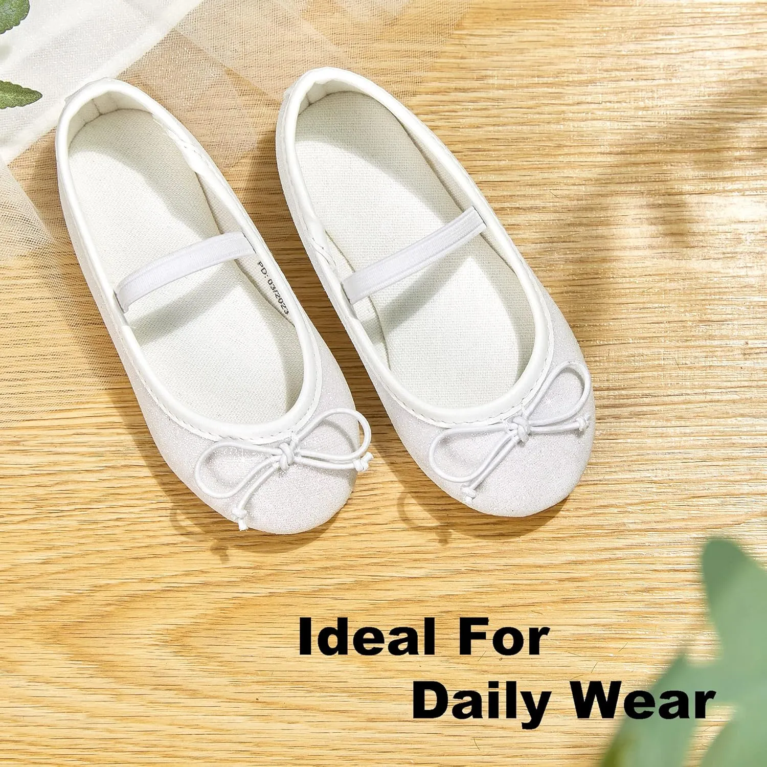 Otter MOMO Toddler Little Girls Party Dress Princess Shoes Slip On Mary Jane Ballerina Flats Shoes