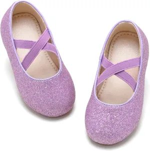 Otter MOMO Toddler Little Girls Party Dress Princess Shoes Slip On Mary Jane Ballerina Flats Shoes