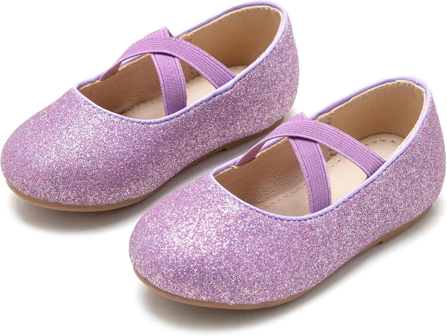 Otter MOMO Toddler Little Girls Party Dress Princess Shoes Slip On Mary Jane Ballerina Flats Shoes