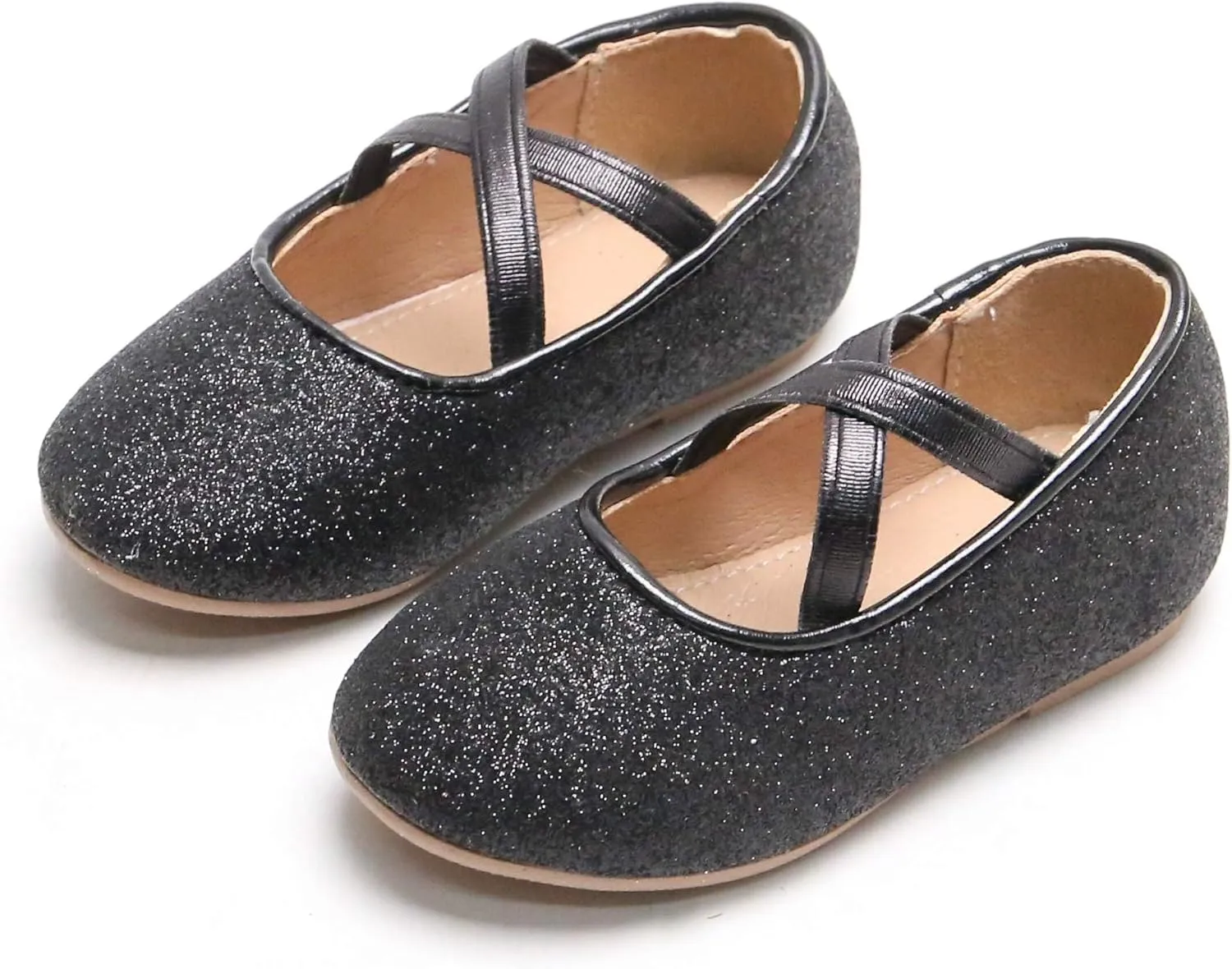Otter MOMO Toddler Little Girls Party Dress Princess Shoes Slip On Mary Jane Ballerina Flats Shoes