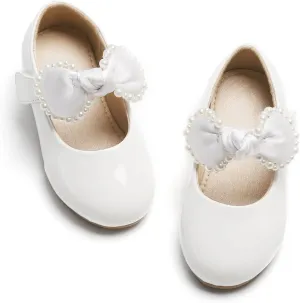 Otter MOMO Toddler Little Girls Party Dress Princess Shoes Slip On Mary Jane Ballerina Flats Shoes