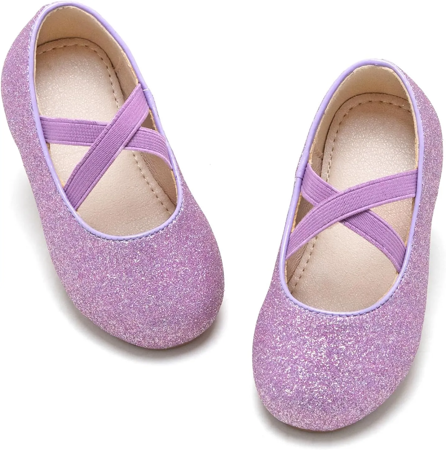 Otter MOMO Toddler Little Girls Party Dress Princess Shoes Slip On Mary Jane Ballerina Flats Shoes