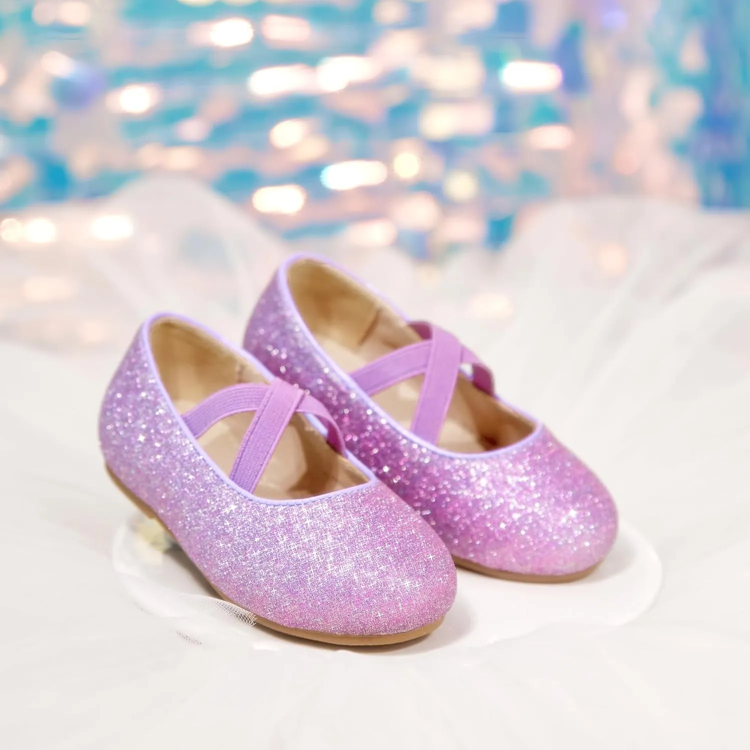 Otter MOMO Toddler Little Girls Party Dress Princess Shoes Slip On Mary Jane Ballerina Flats Shoes