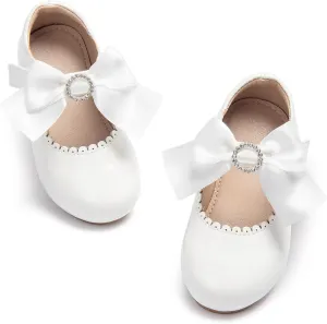 Otter MOMO Toddler Little Girls Party Dress Princess Shoes Slip On Mary Jane Ballerina Flats Shoes