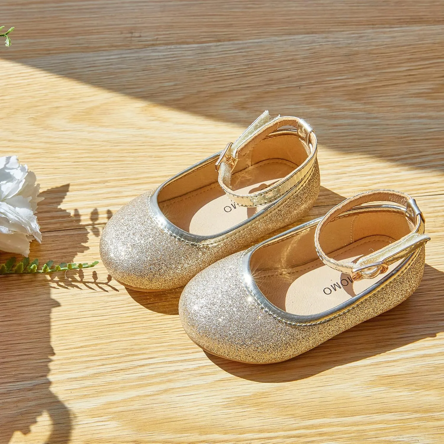 Otter MOMO Toddler/Little Girls Mary Jane Ballerina Flats Shoes Slip-on School Party Dress Shoes