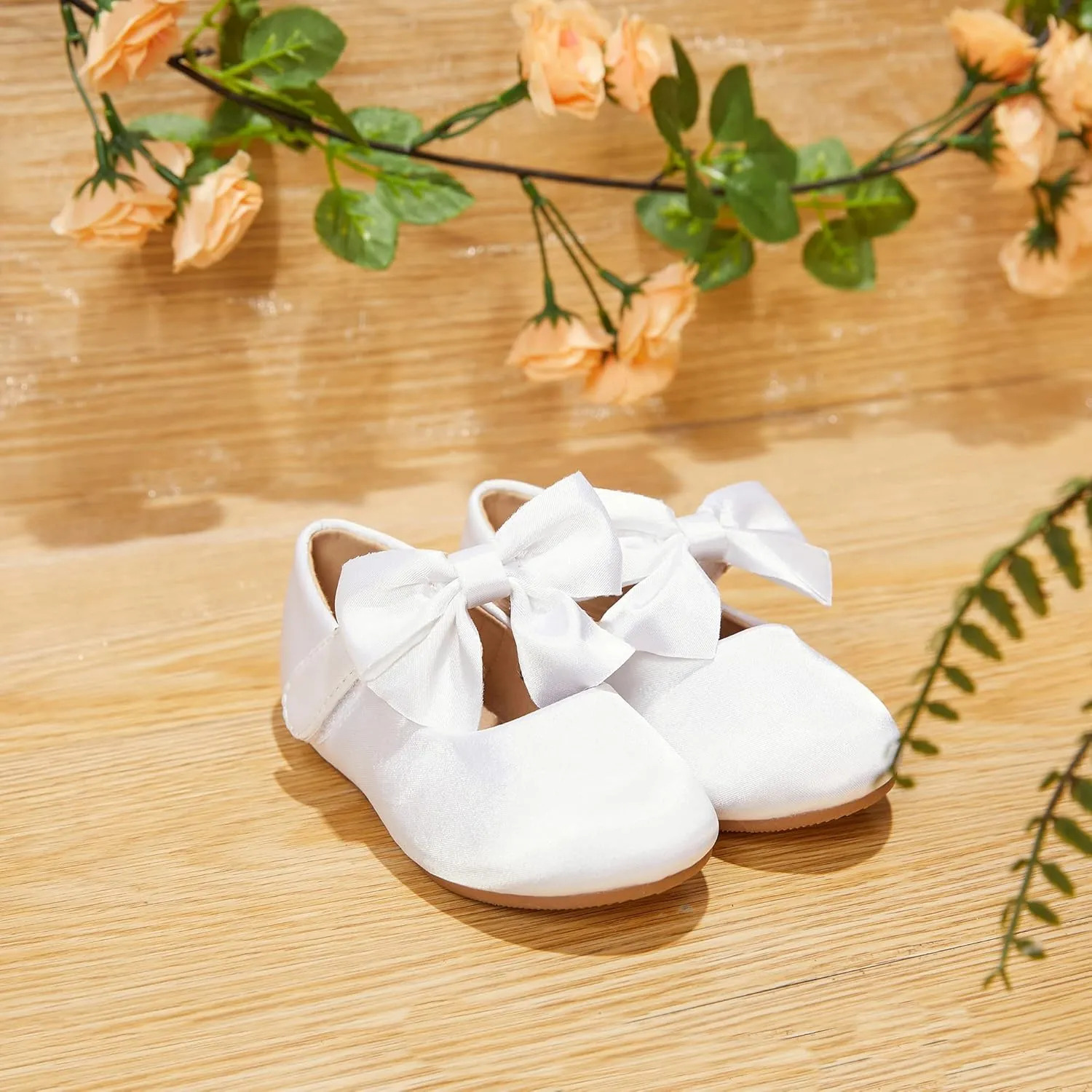 Otter MOMO Toddler/Little Girls Mary Jane Ballerina Flats Shoes Slip-on School Party Dress Shoes