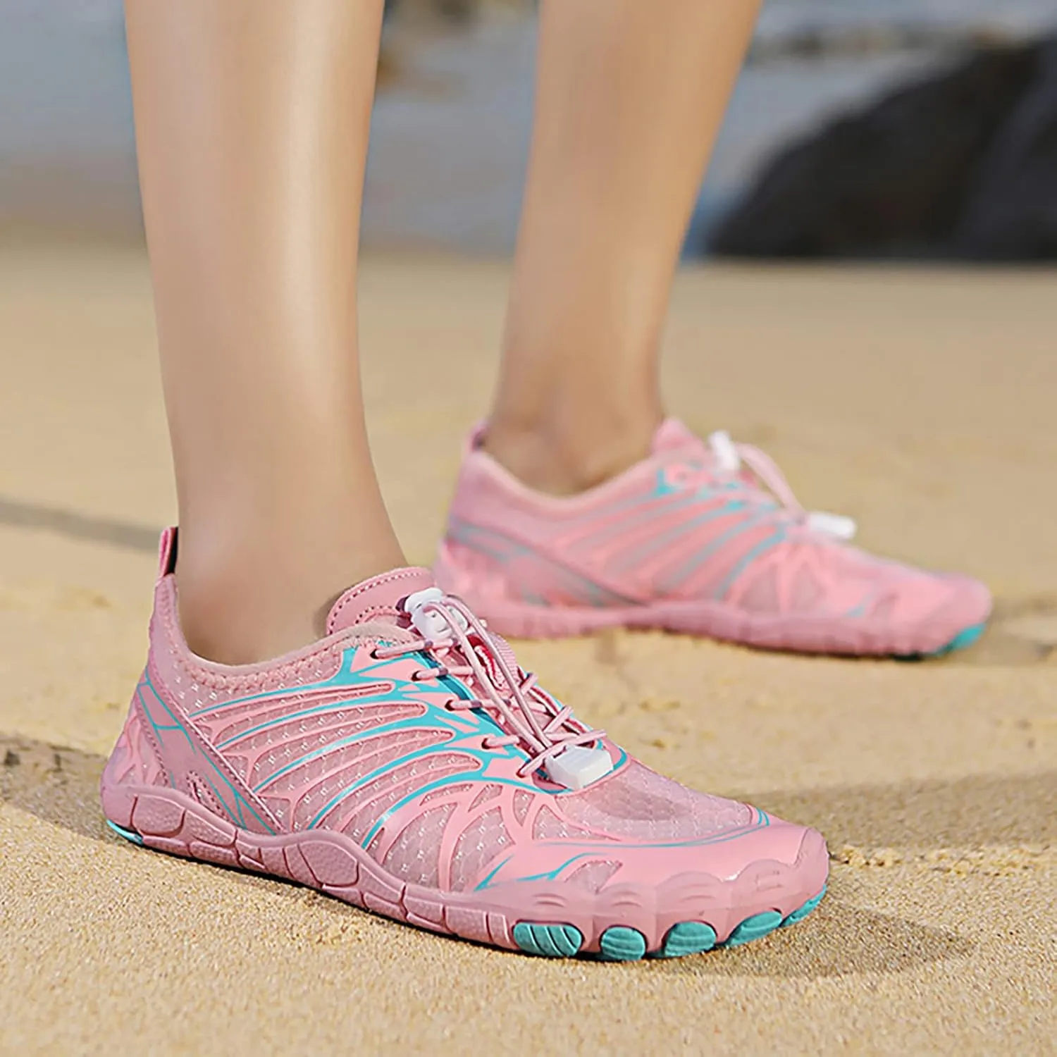 Outdoor Couple Women Mountaineering Casual Sport Shoes Lace Up Beach Running Breathable Casual Loafer Shoes for