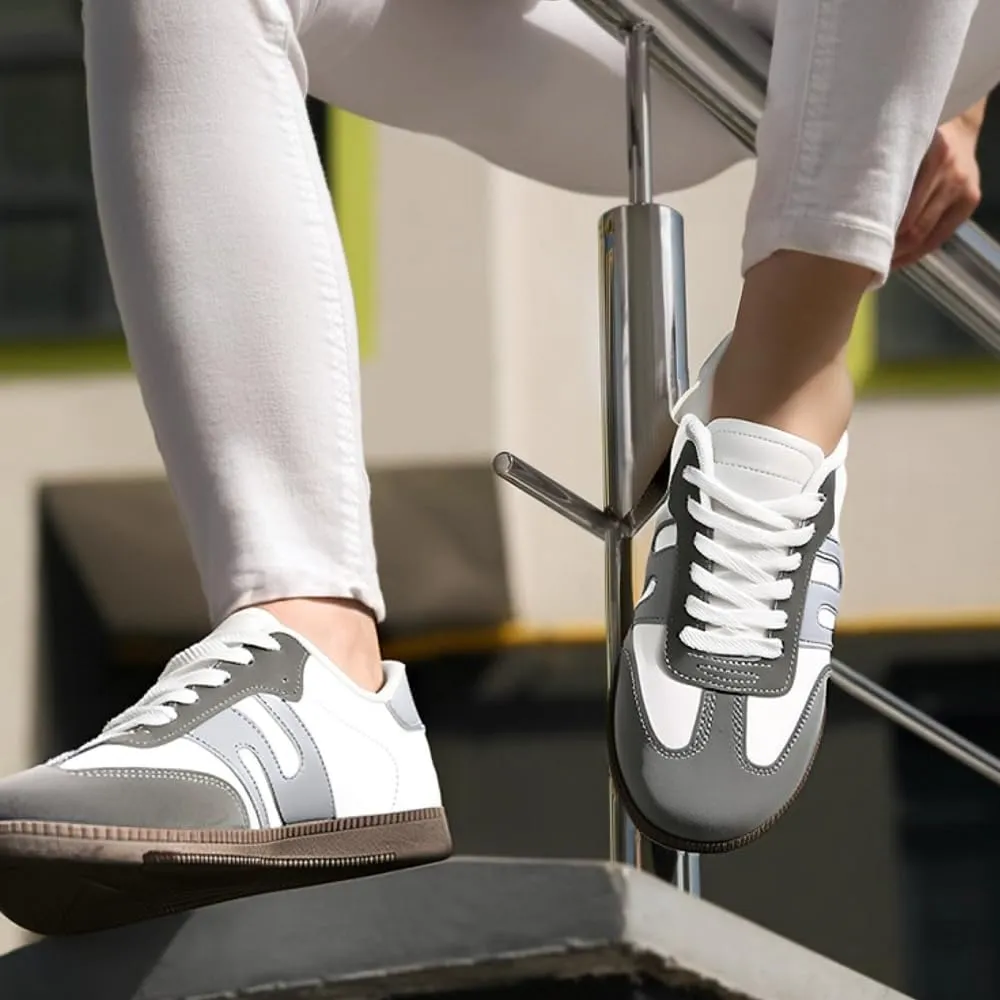 Padgene Womens Fashion Sneakers Women's Retro Shoes Casual Tennis Comfortable Walking Shoes Lace-Up Non Slip Sneakers for Women