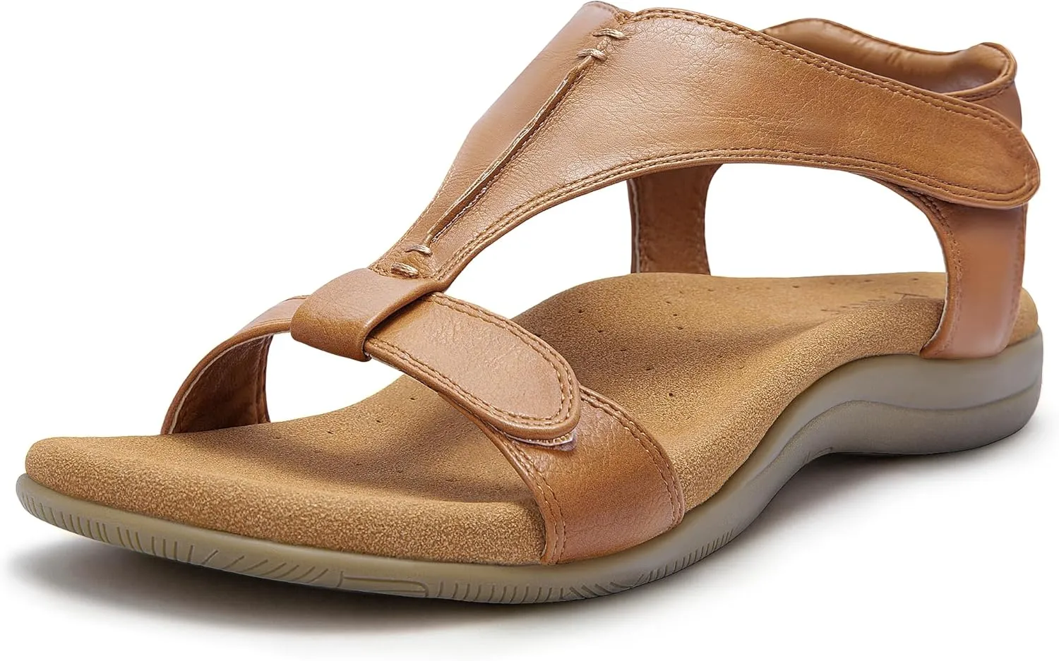 PARTY Women's Open Toe Sandals Arch Support and Adjustable Straps Comfortable Sandals for Walking