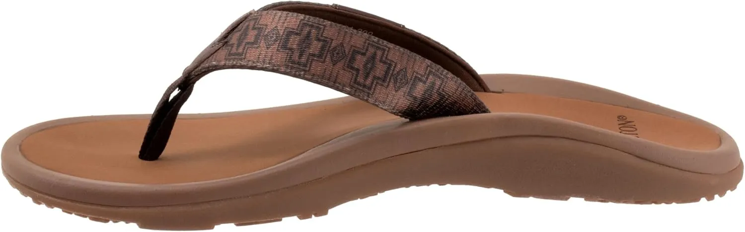 PENDLETON Men's Sandals with Cushioned EVA Insole Pattern, Microfiber Lining, Flexible Rubber Sole, 1/2" Heel