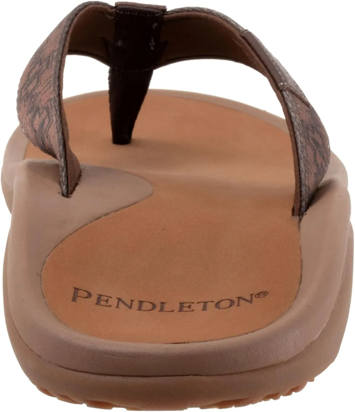 PENDLETON Men's Sandals with Cushioned EVA Insole Pattern, Microfiber Lining, Flexible Rubber Sole, 1/2" Heel
