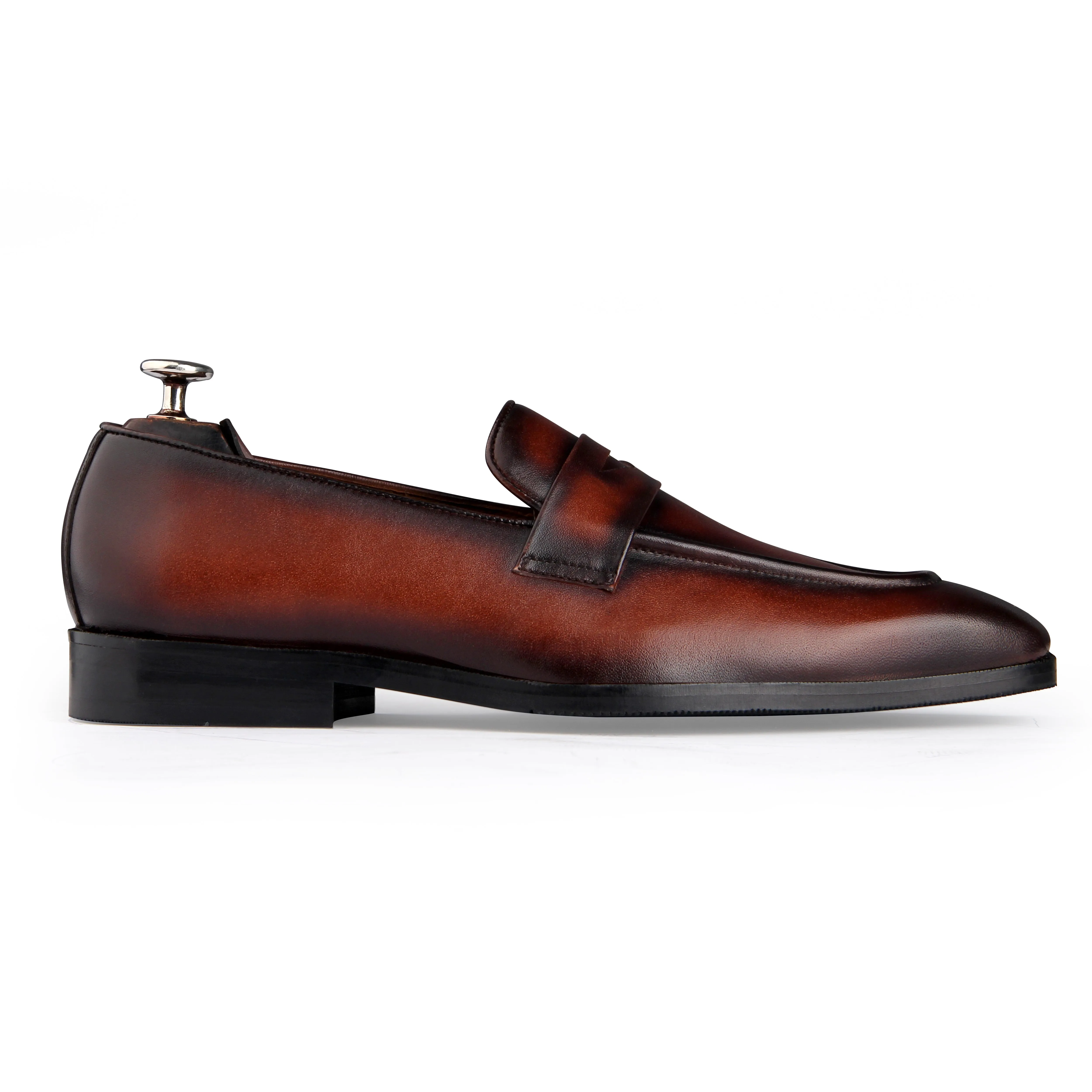 Penny Loafers Brown Hand Finished