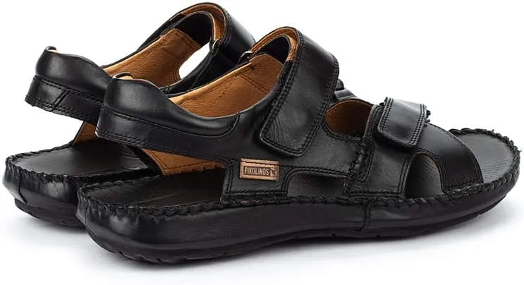 PIKOLINOS Flat Sandals Leather Tarifa for Man