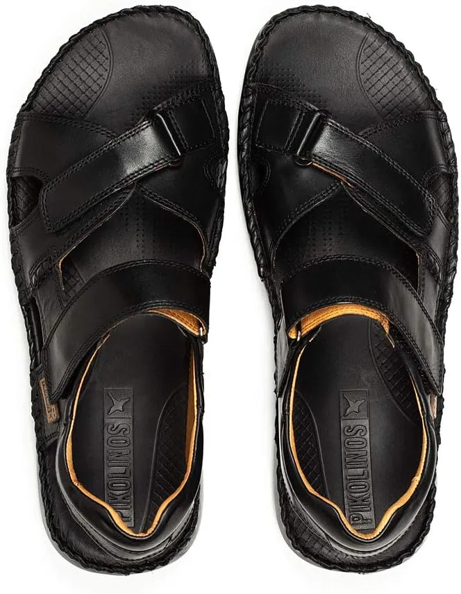 PIKOLINOS Flat Sandals Leather Tarifa for Man