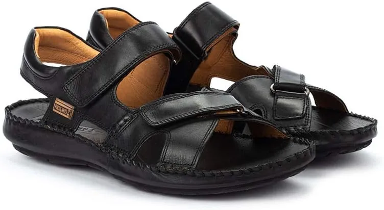 PIKOLINOS Flat Sandals Leather Tarifa for Man
